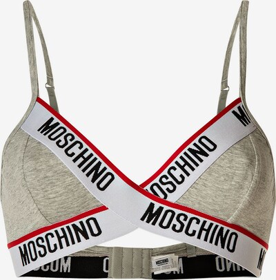MOSCHINO BH in graumeliert / rot / schwarz / weiß, Produktansicht