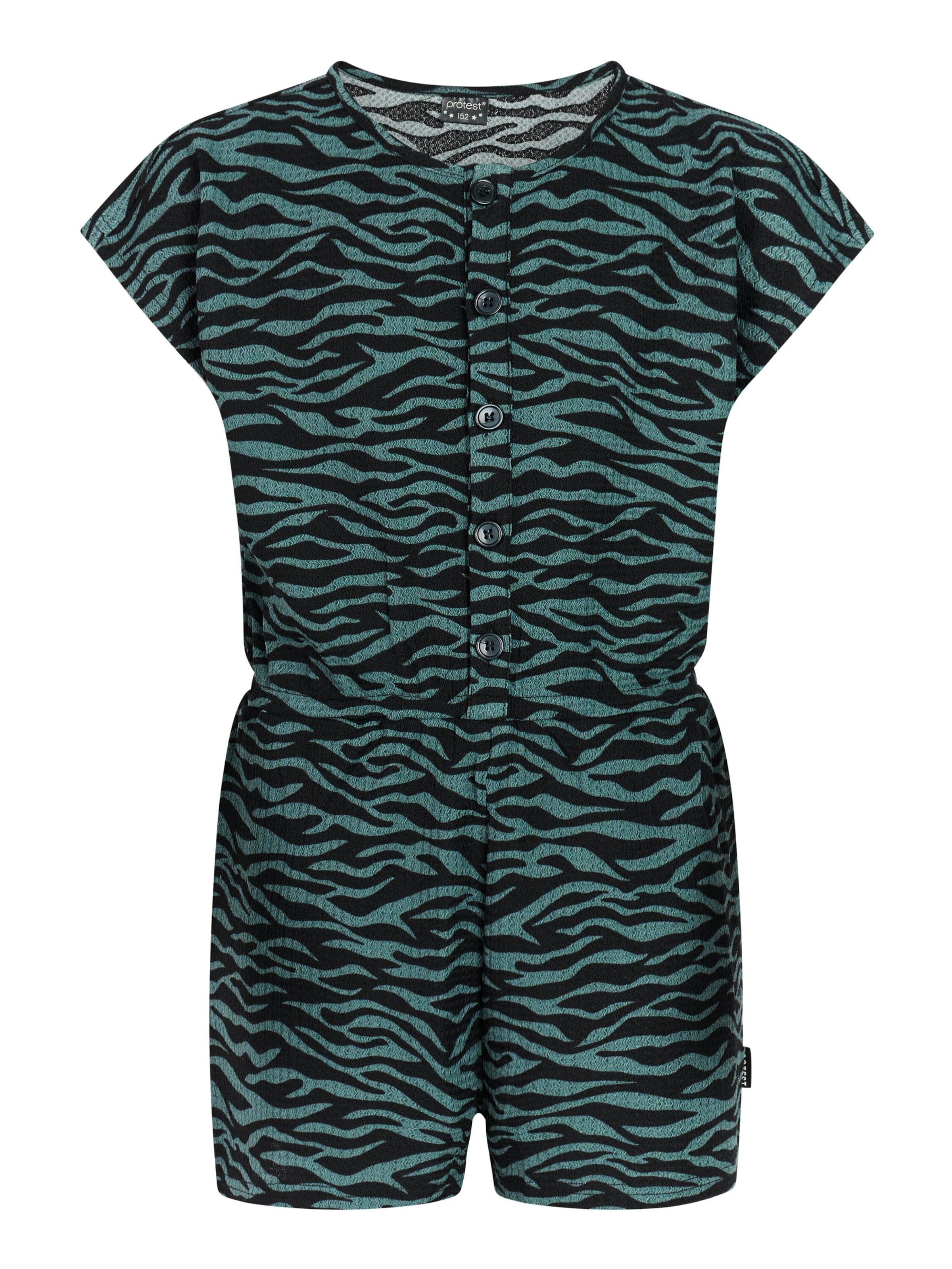 PROTEST Overall 'PRTMarlie JR' in Grün: Vorderseite