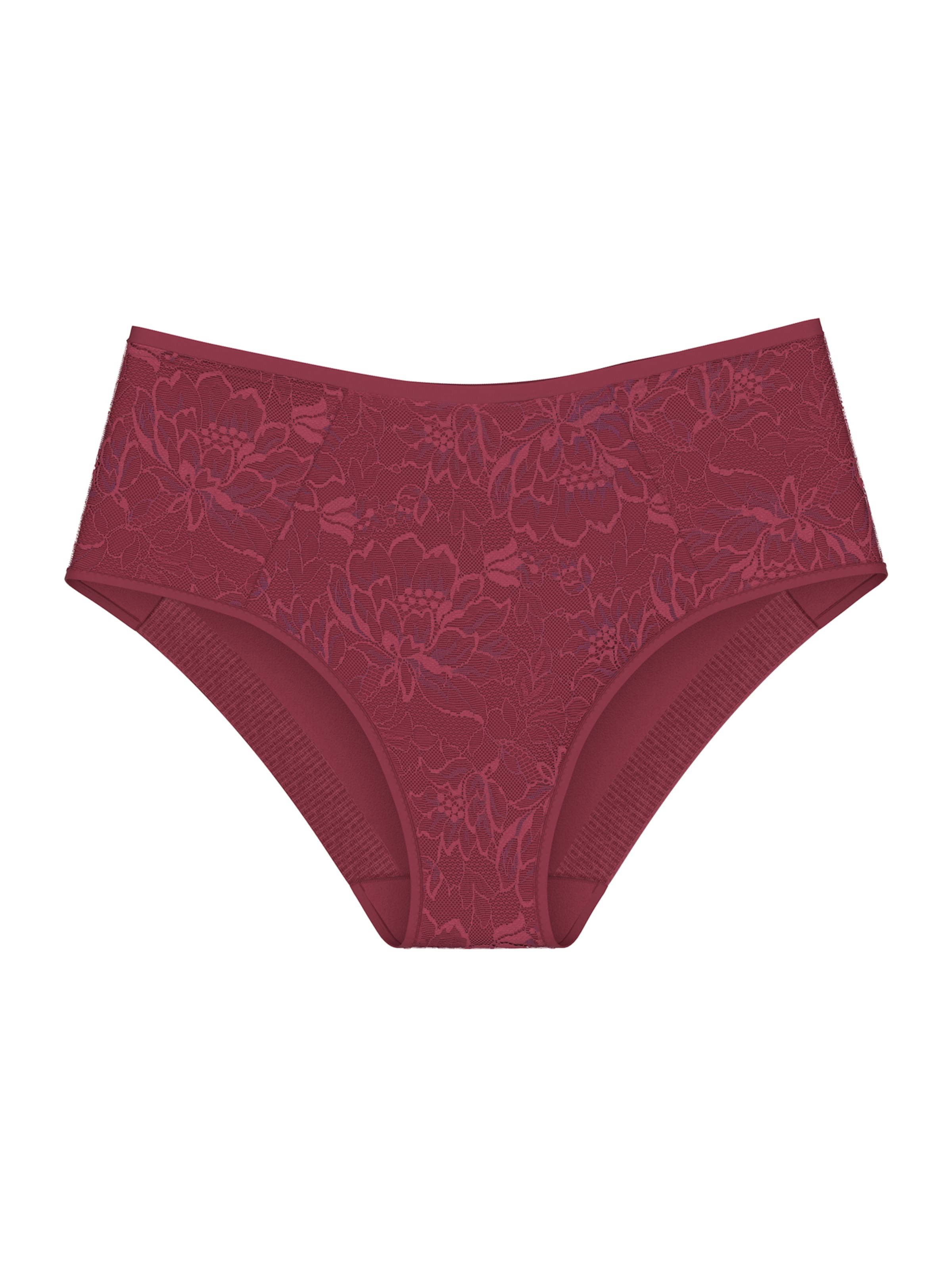 Slip ' Red Label Amourette Charm ' TRIUMPH en rouge : devant
