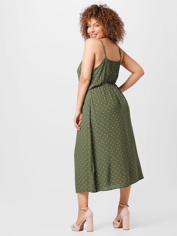 ABOUT YOU Curvy Dress 'Jasmin' in Green