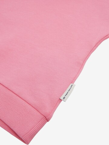 TOM TAILOR Sweatshirt in Roze