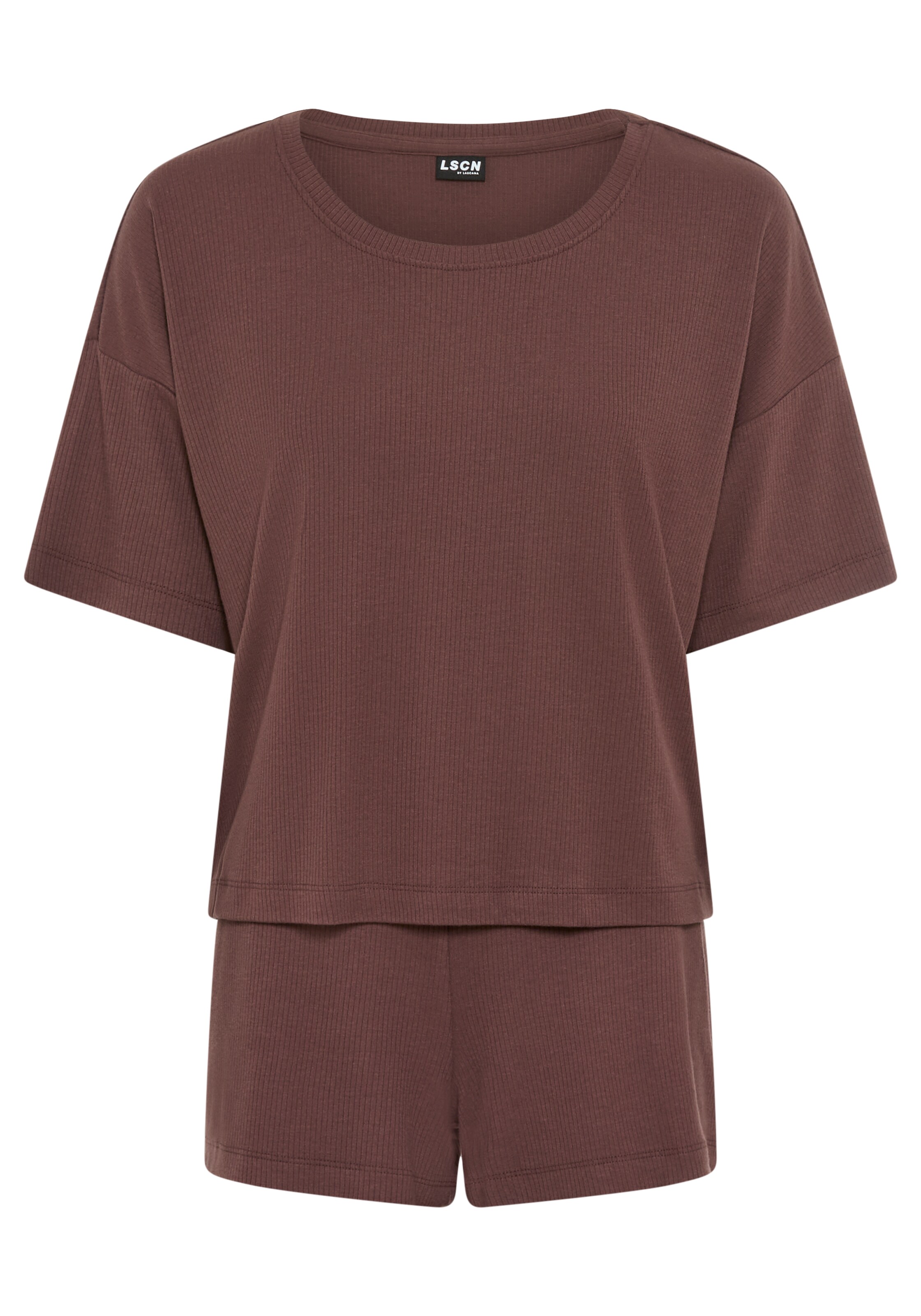 LSCN by LASCANA Shorty in Braun: Vorderseite