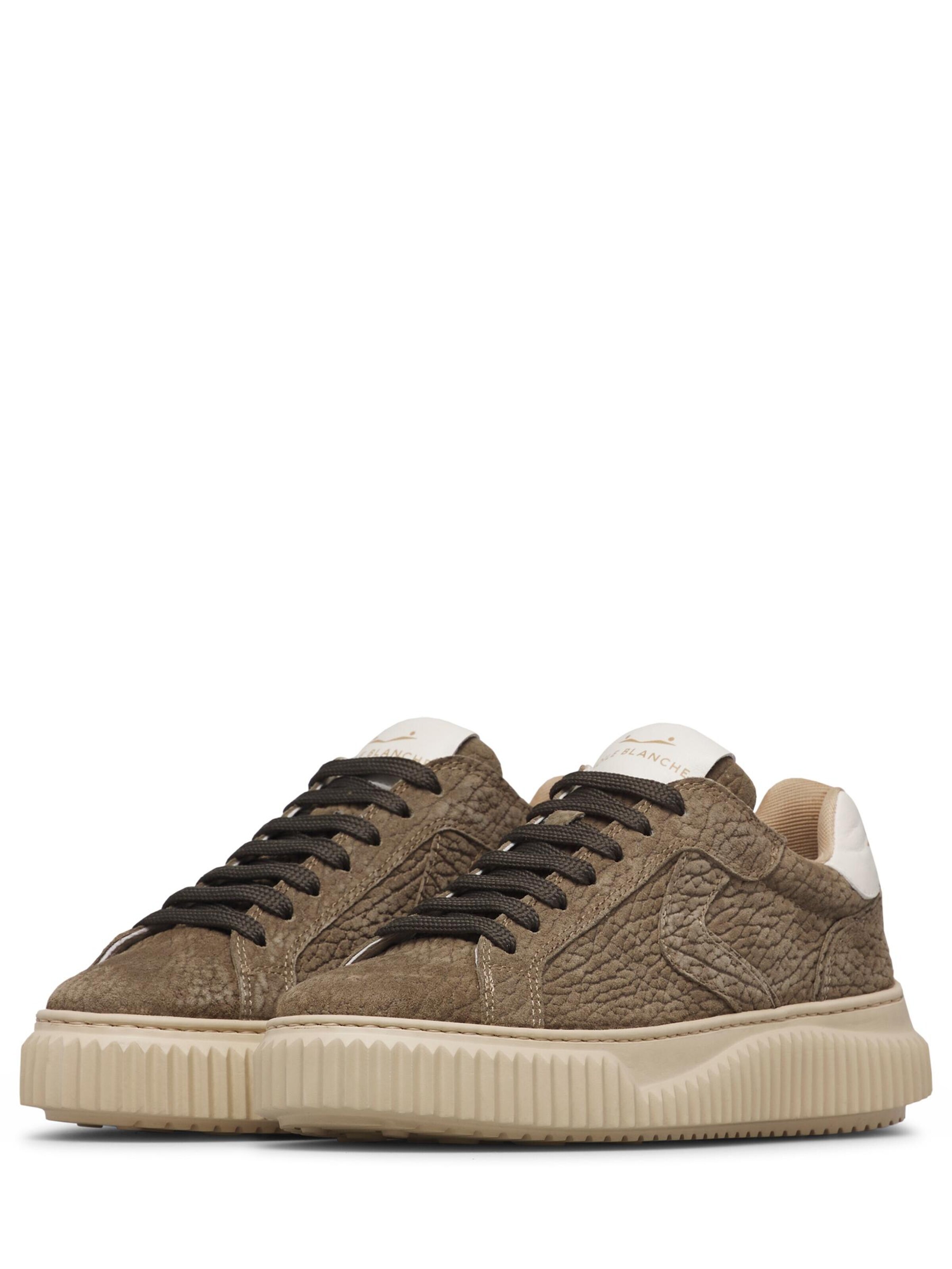 Chaussure à lacets 'LIPARI' Voile blanche en vert
