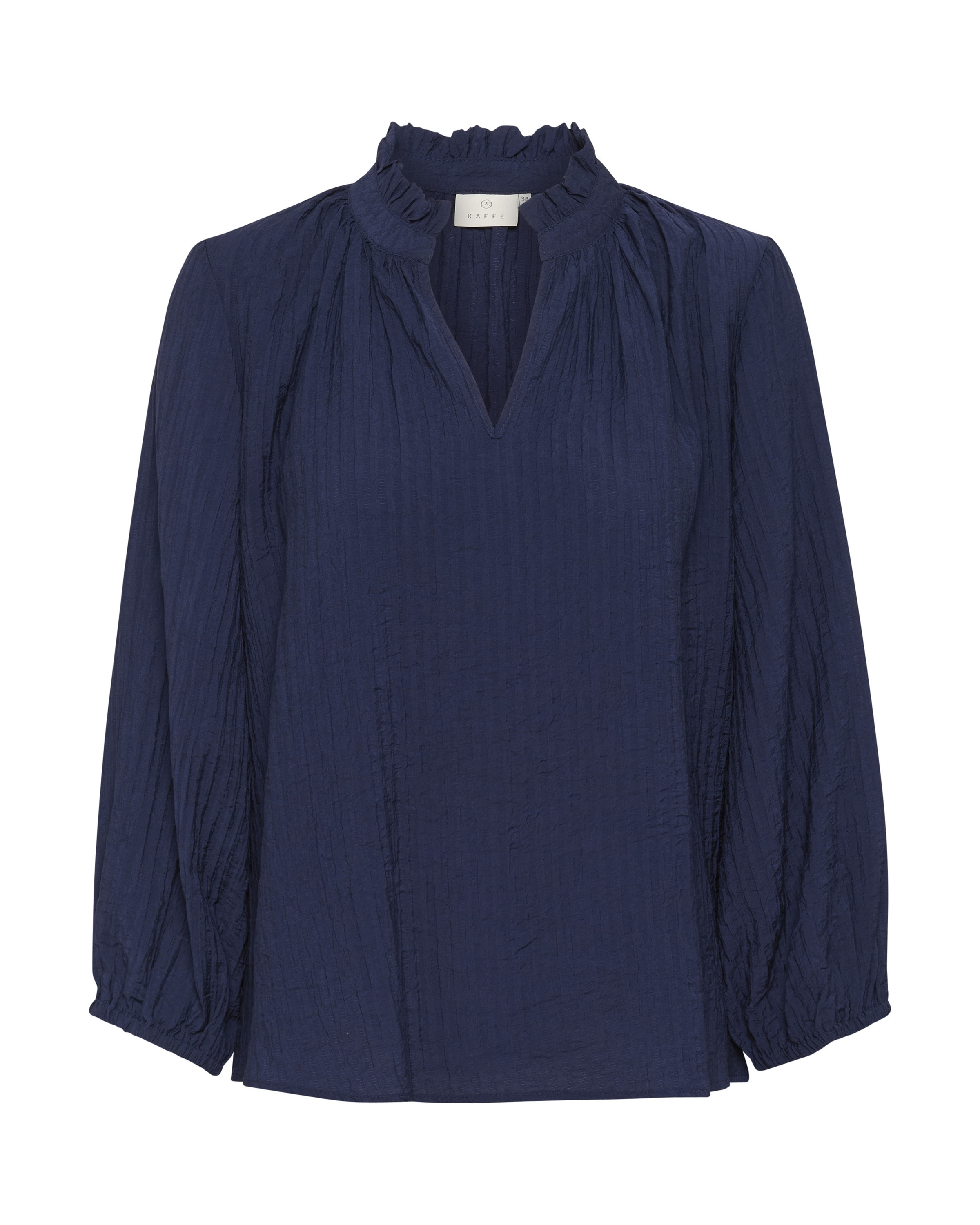 Kaffe Blouse 'Lena' in Blauw: voorkant