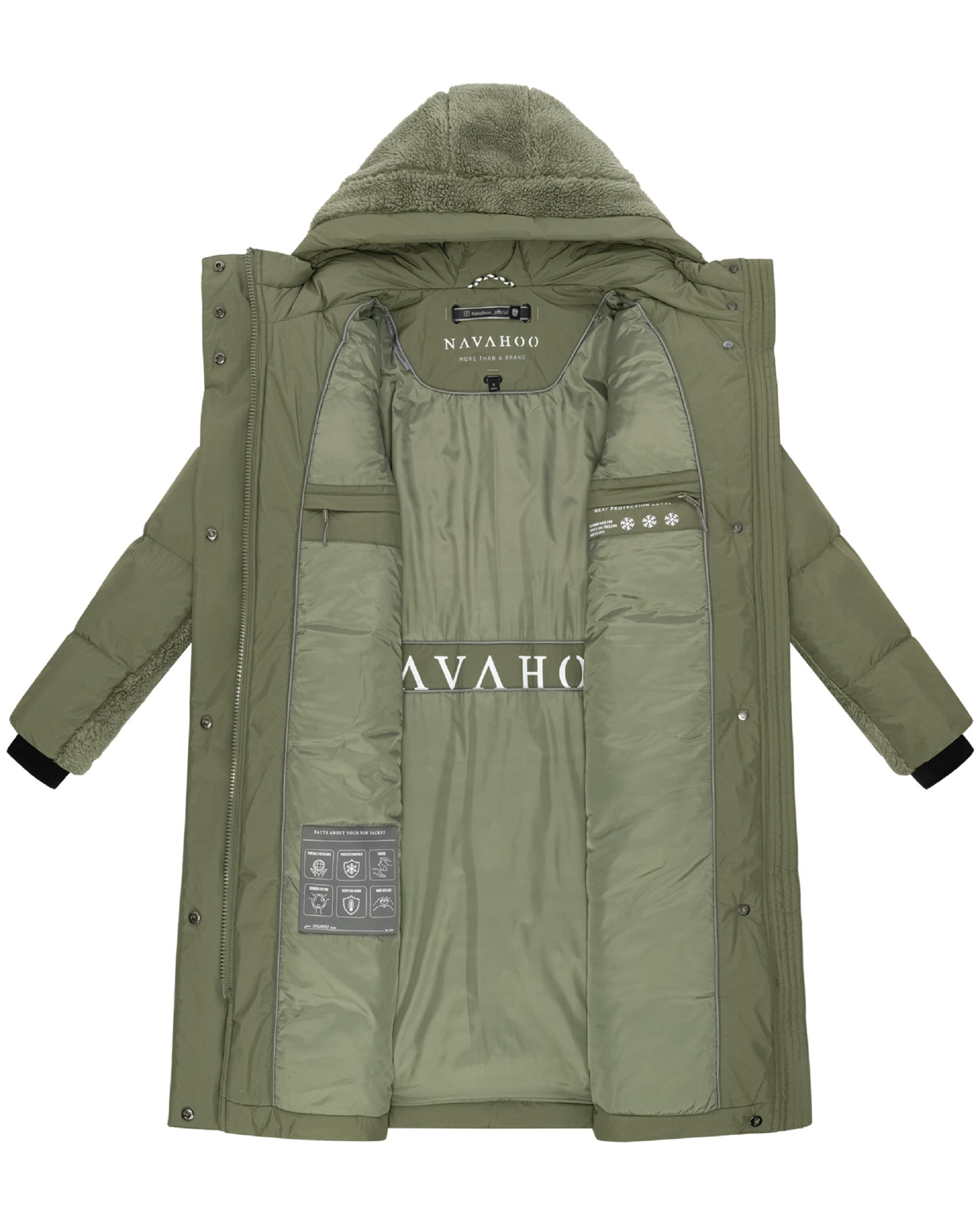 Manteau d’hiver NAVAHOO en vert