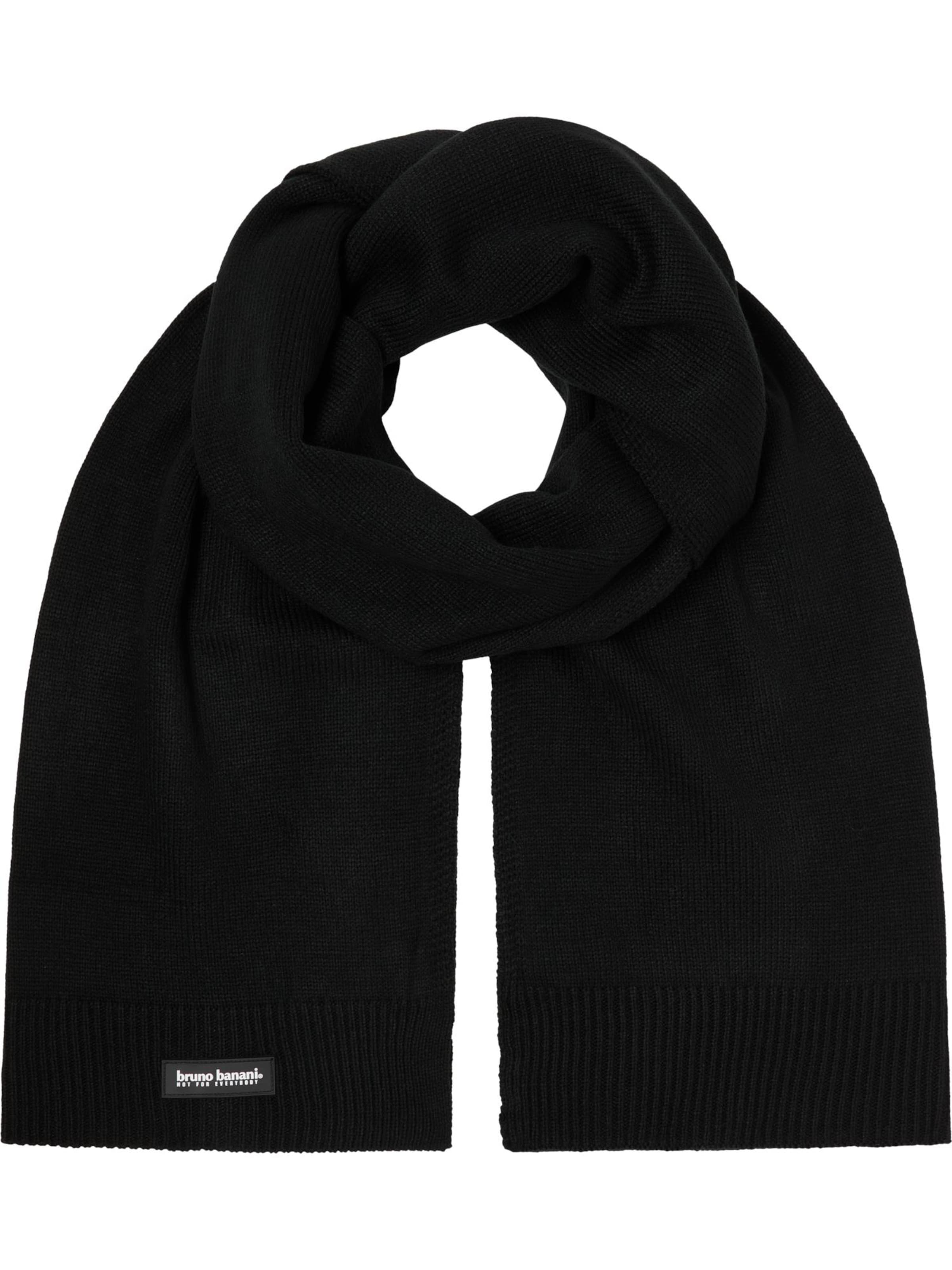 Bruno Banani Scarf 'BYERS' in Black: front