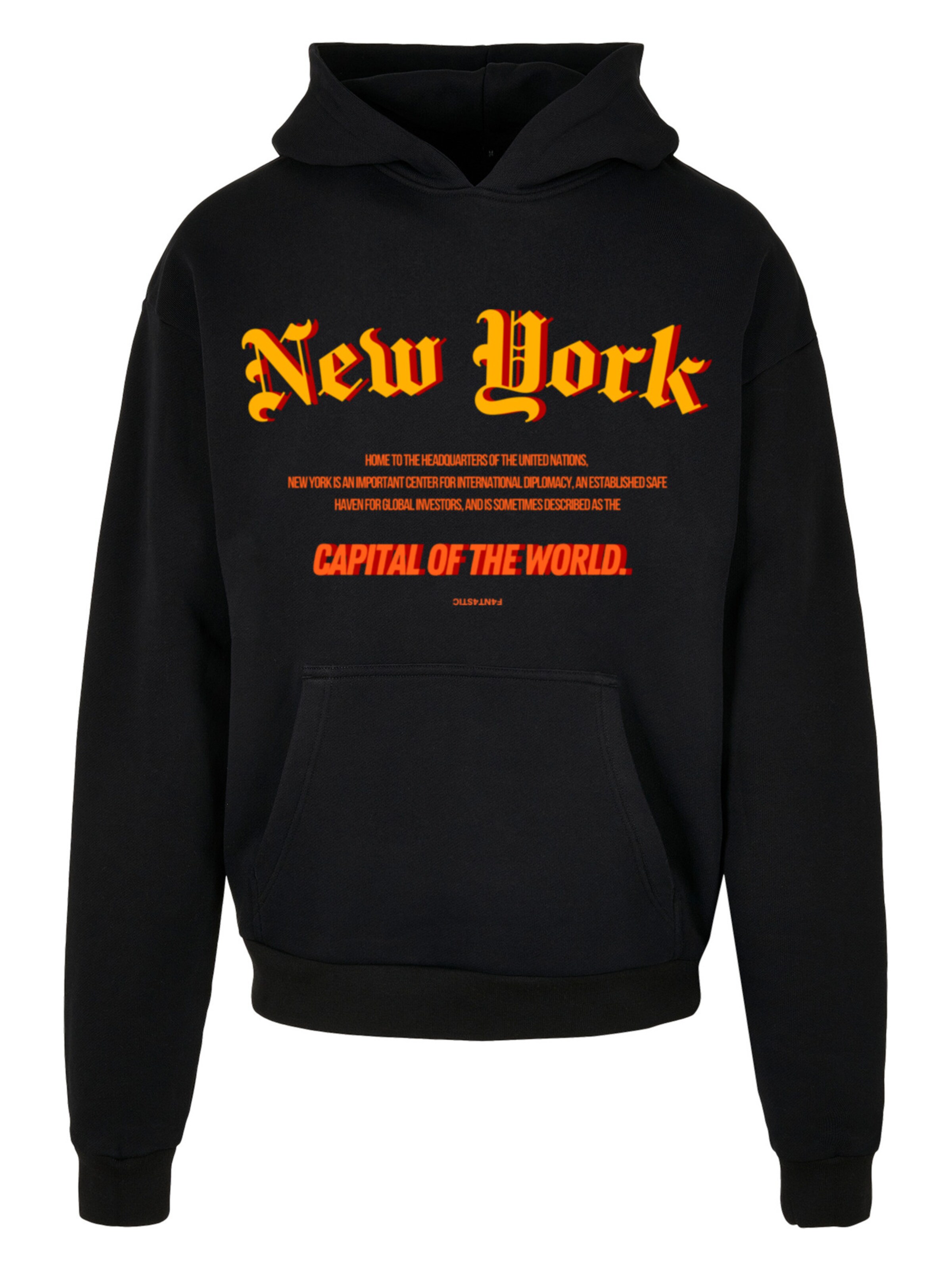 F4NT4STIC Sweatshirt 'New York COTW' in Black: front