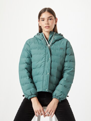 LEVI'S ®Prijelazna jakna 'Edie Packable Jacket' - zelena boja: prednji dio