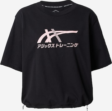 ASICS Performance Shirt 'TIGER' in Black: front