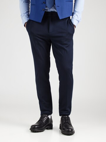 Coupe slim Pantalon chino TOM TAILOR DENIM en bleu : devant