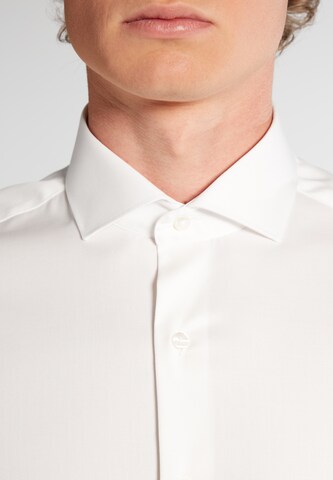 ETERNA Slim fit Button Up Shirt in White