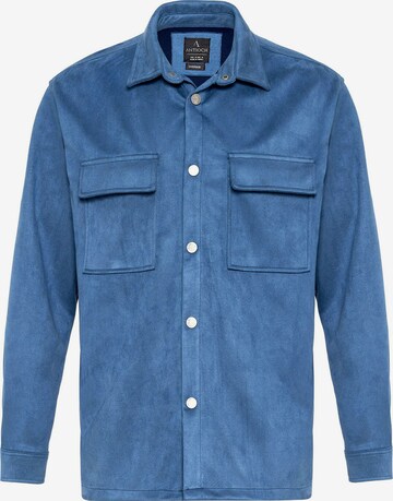 Coupe regular Chemise Antioch en bleu : devant