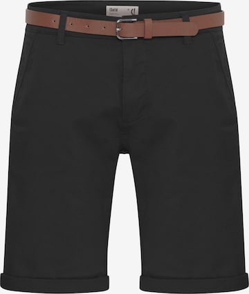 !Solid Chinoshorts 'Montijo' in Schwarz: Vorderseite