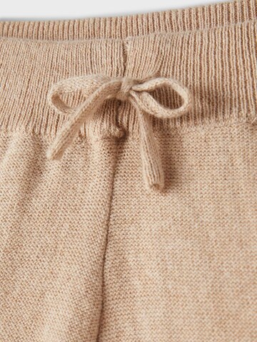 NAME IT Wide leg Pants 'Culotte' in Beige