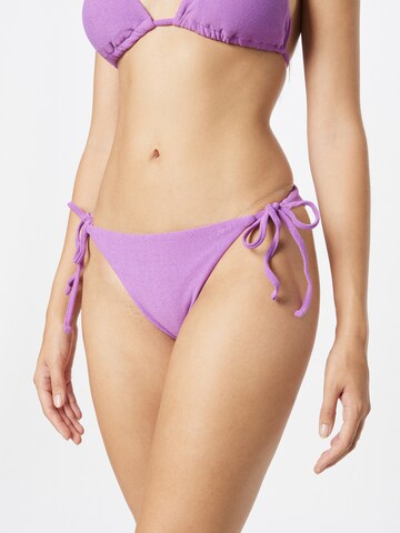 NLY by Nelly Bikini Bottoms in Purple: front