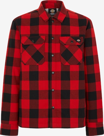 DICKIES Демисезонная куртка 'LINED SACRAMENTO' в Красный: спереди