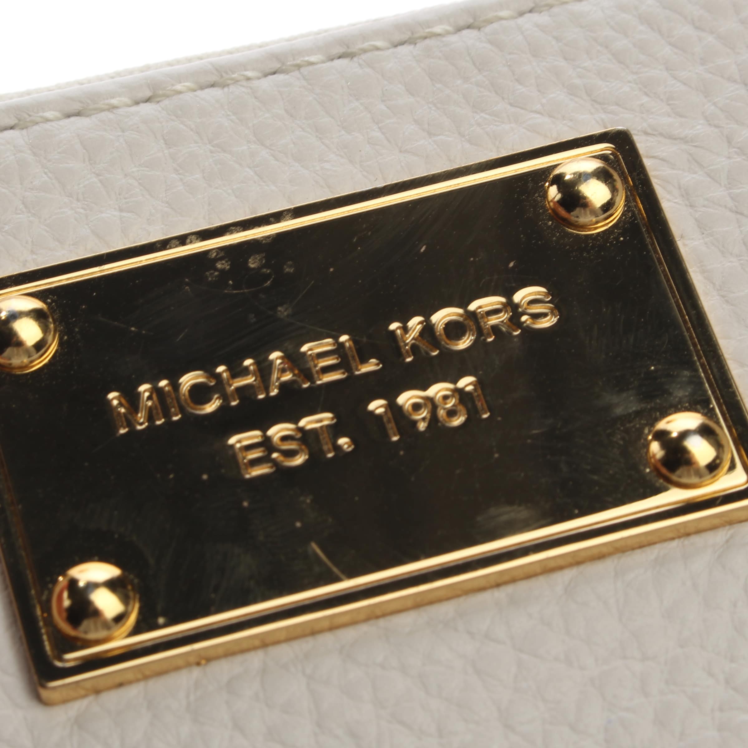 Michael Kors Small Leather Goods in One size in White