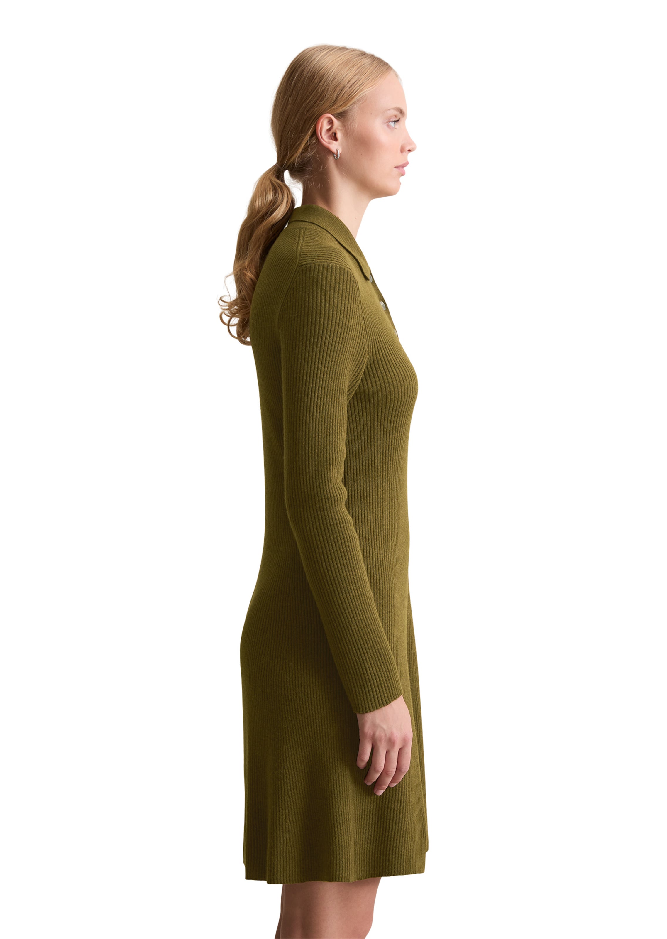 Robes en maille Marc O'Polo DENIM en vert