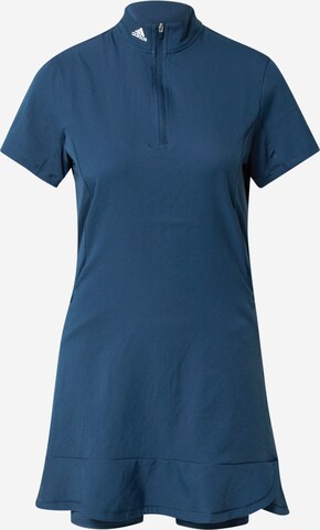 adidas Golf Sportowa sukienka w kolorze niebieski: przód