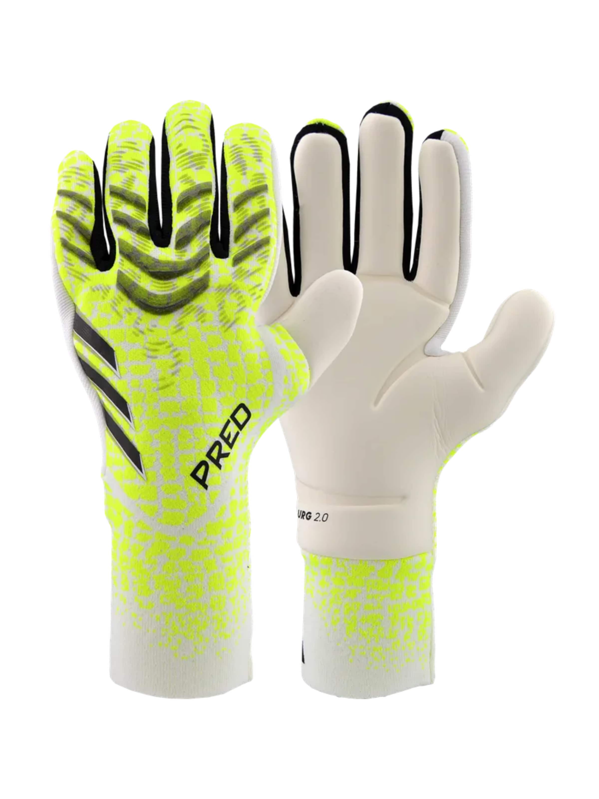 ADIDAS PERFORMANCE Athletic Gloves 'Predator Pro Radiant Blaze' in White, Item view