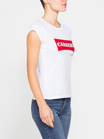 Carrera Jeans Shirt 'Logo'‌‌‌‌‌‌ in Weiß