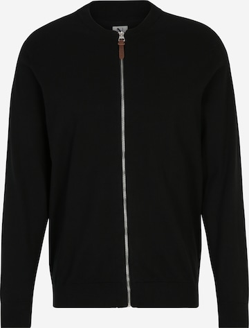 Jack's Knit Cardigan in Black: front