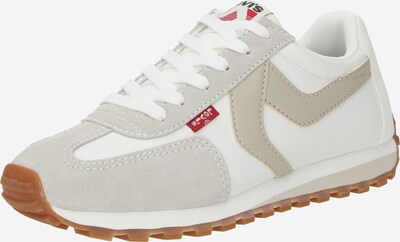 LEVI'S ® Sneaker 'STRYDER RED TAB' in greige / karminrot / weiß, Produktansicht