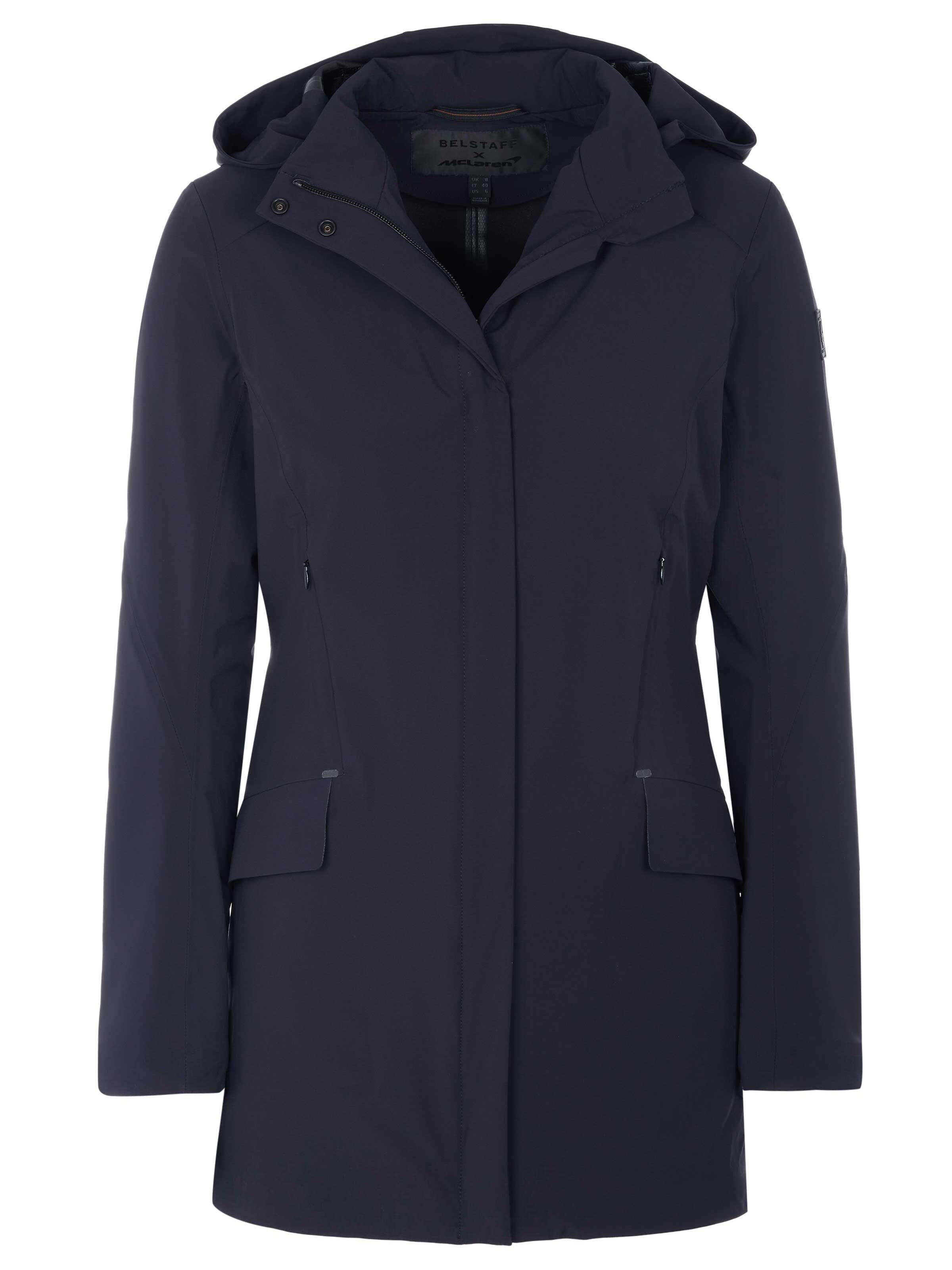 Manteau mi-saison 'Belstaff x McLaren Mantel dunkelblau' Belstaff en bleu : devant