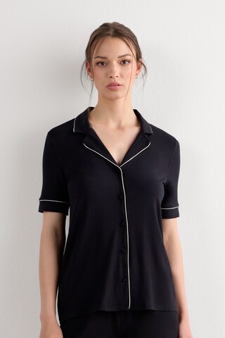INTIMISSIMI Schlafshirt in Schwarz: Vorderseite