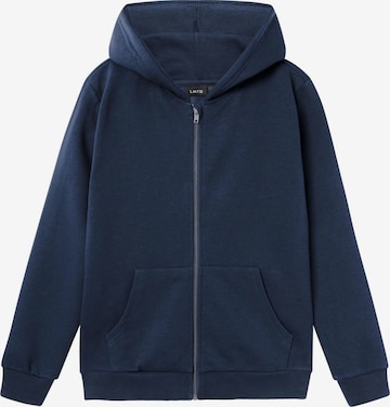 LMTD Sweatvest in Blauw: voorkant