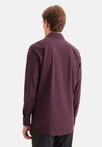 SEIDENSTICKER Slim Fit Businesshemd in Rot
