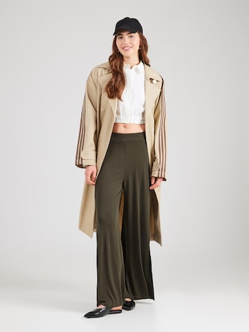 ABOUT YOU Bő szár Nadrág 'Caro' - zöld