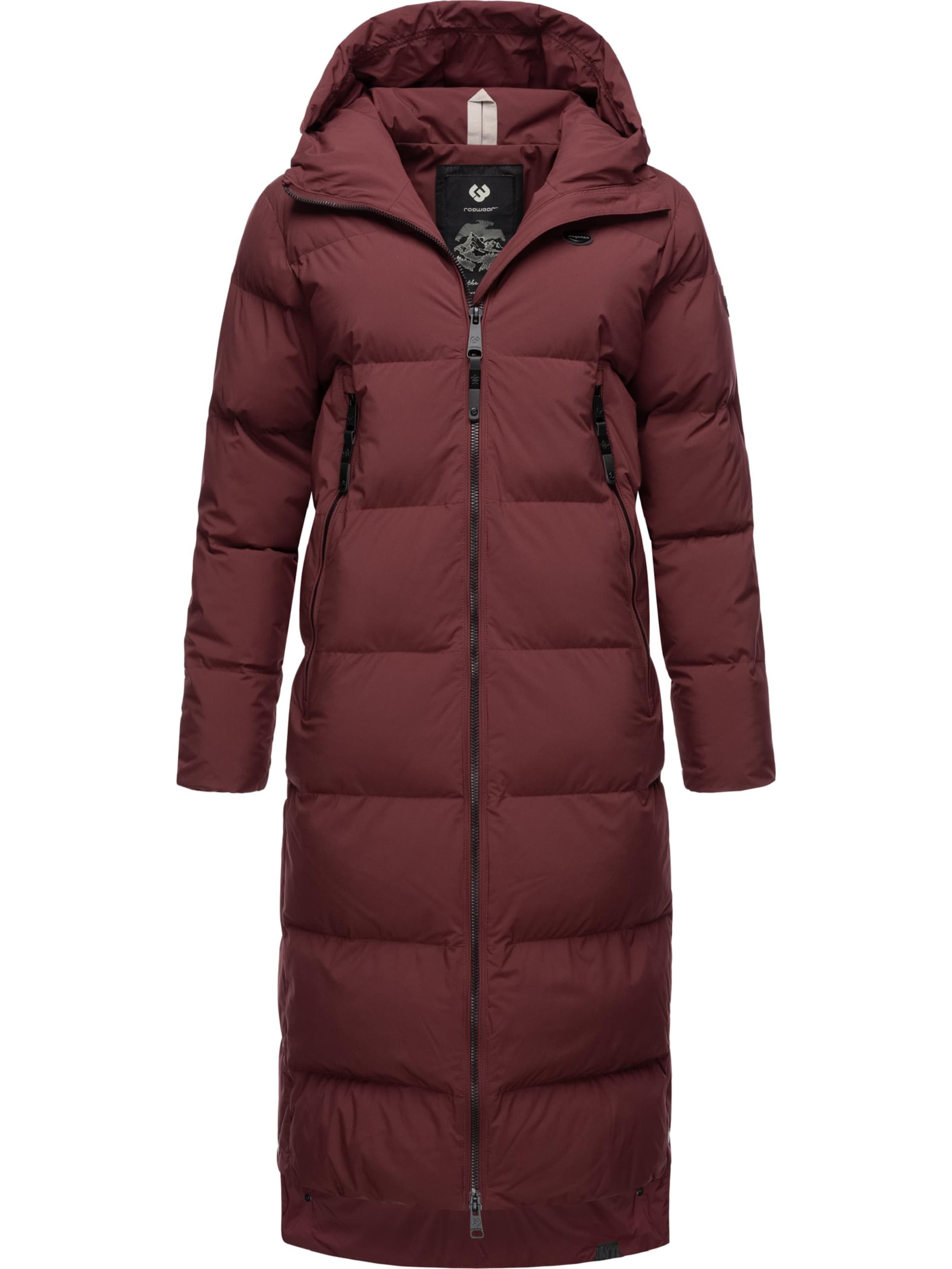 Ragwear Χειμερινό παλτό 'Patrise' σε κόκκινο: μπροστά