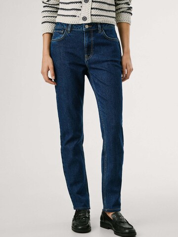 Pepe Jeans Slimfit Jeans in Blauw: voorkant