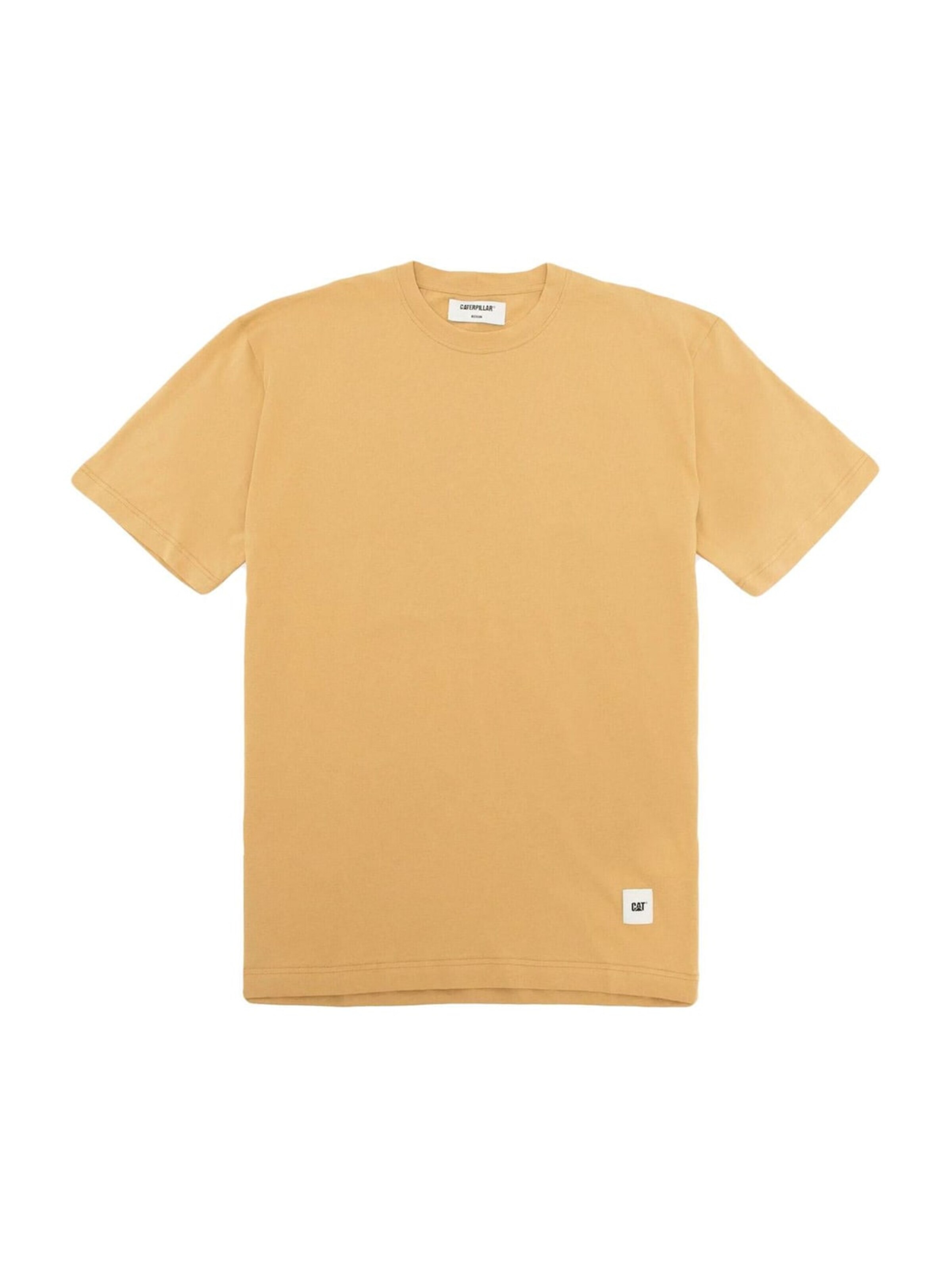 CAT Koszulka 'BASIC T-SHIRT PRAIRIE SAND' w kolorze pomarańczowy: przód