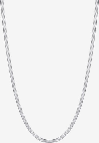 Hey Happiness Kette 'Snake' in Silber: Vorderseite