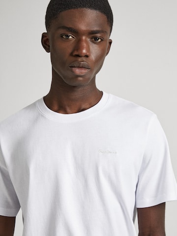 T-Shirt 'Connor' Pepe Jeans en blanc