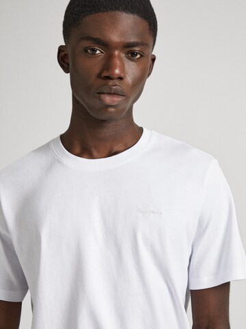 Pepe Jeans T-shirt 'Connor' i vit