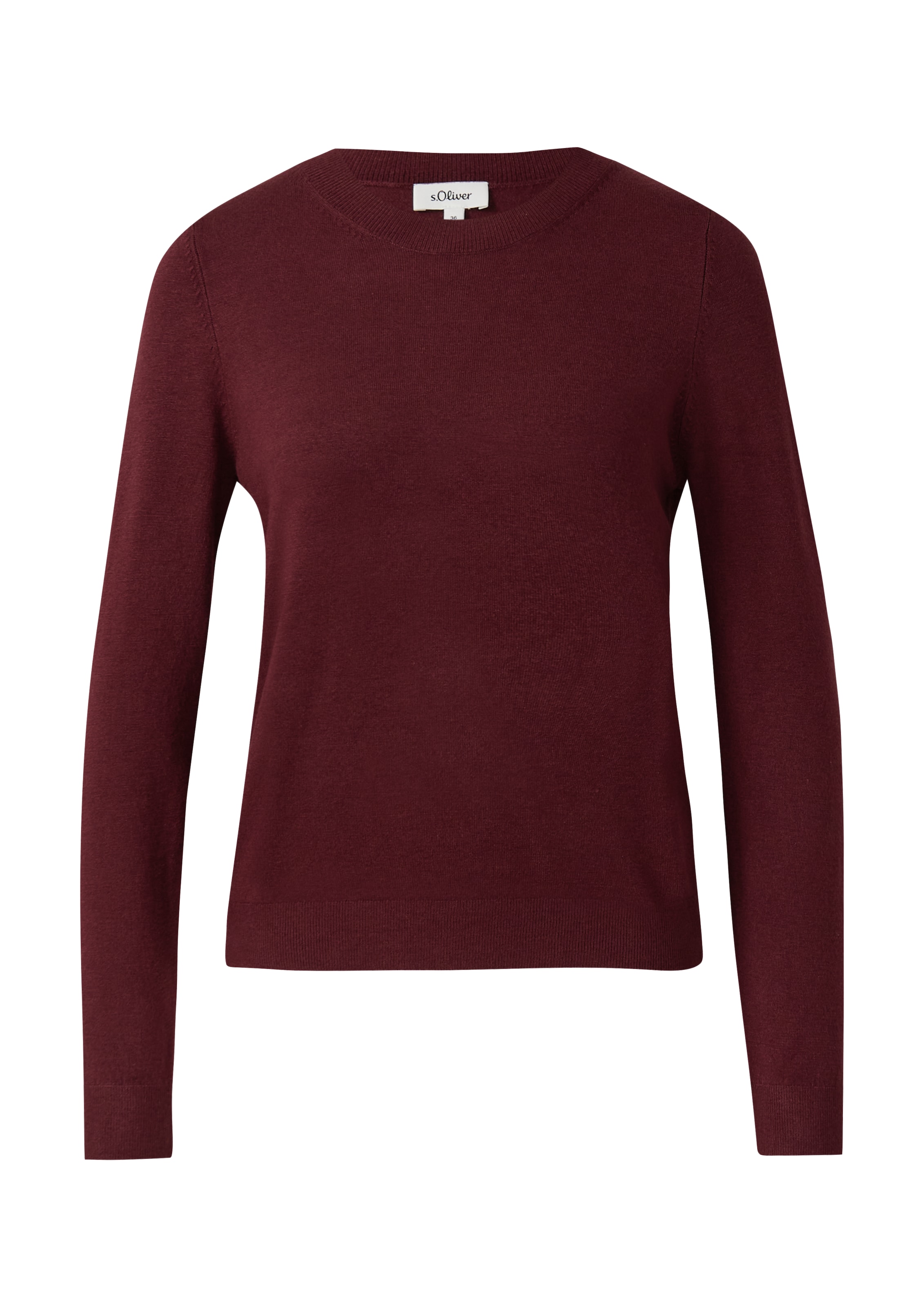 s.Oliver Pullover in Rot: Vorderseite