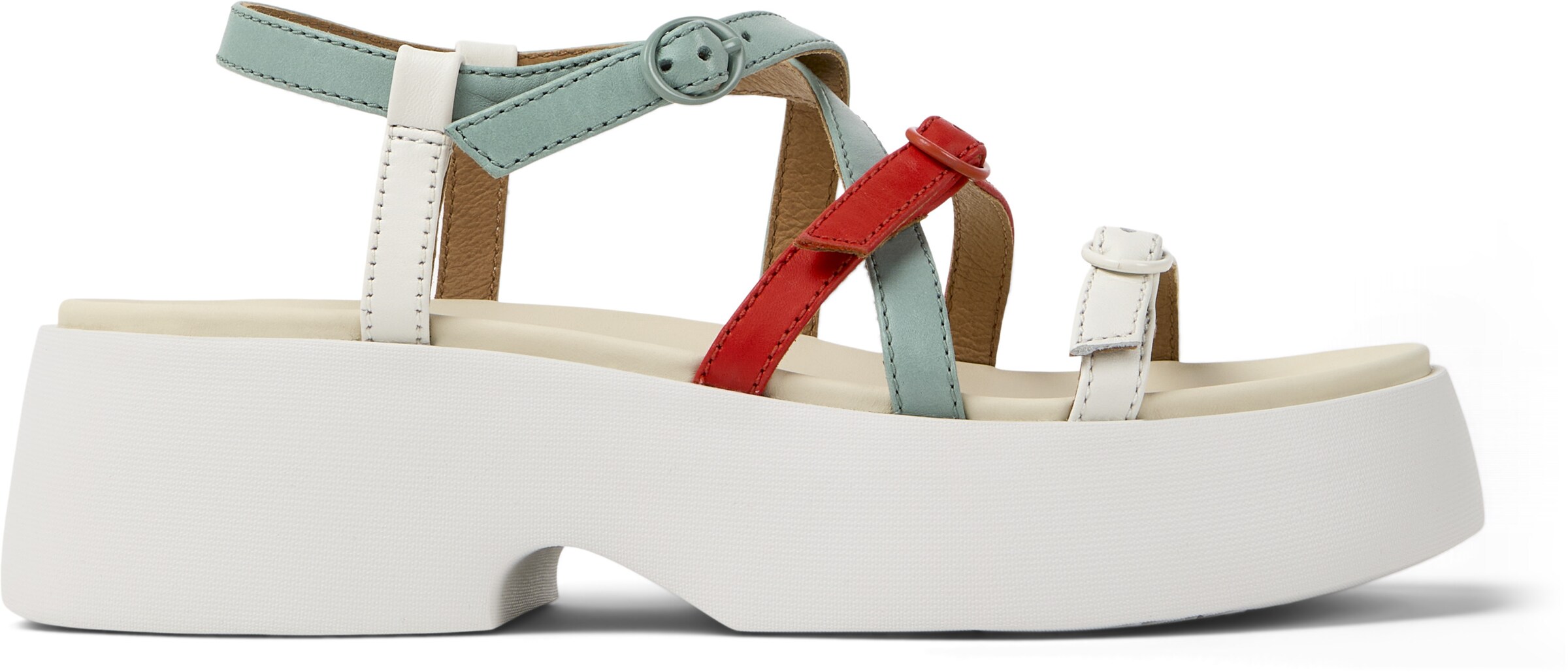 Sandales à lanières 'Tasha' CAMPER en blanc