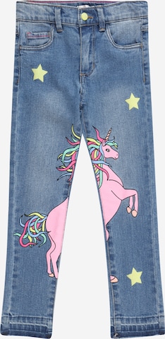 Billieblush - Skinny Vaquero en azul: frente