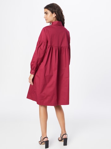 Robe-chemise 'Popeline' SEIDENSTICKER en rouge