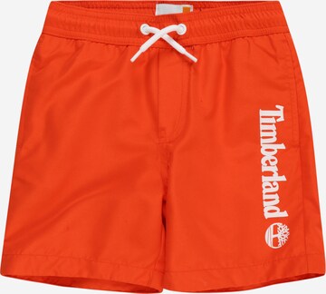 TIMBERLAND Plavecké šortky – oranžová: přední strana