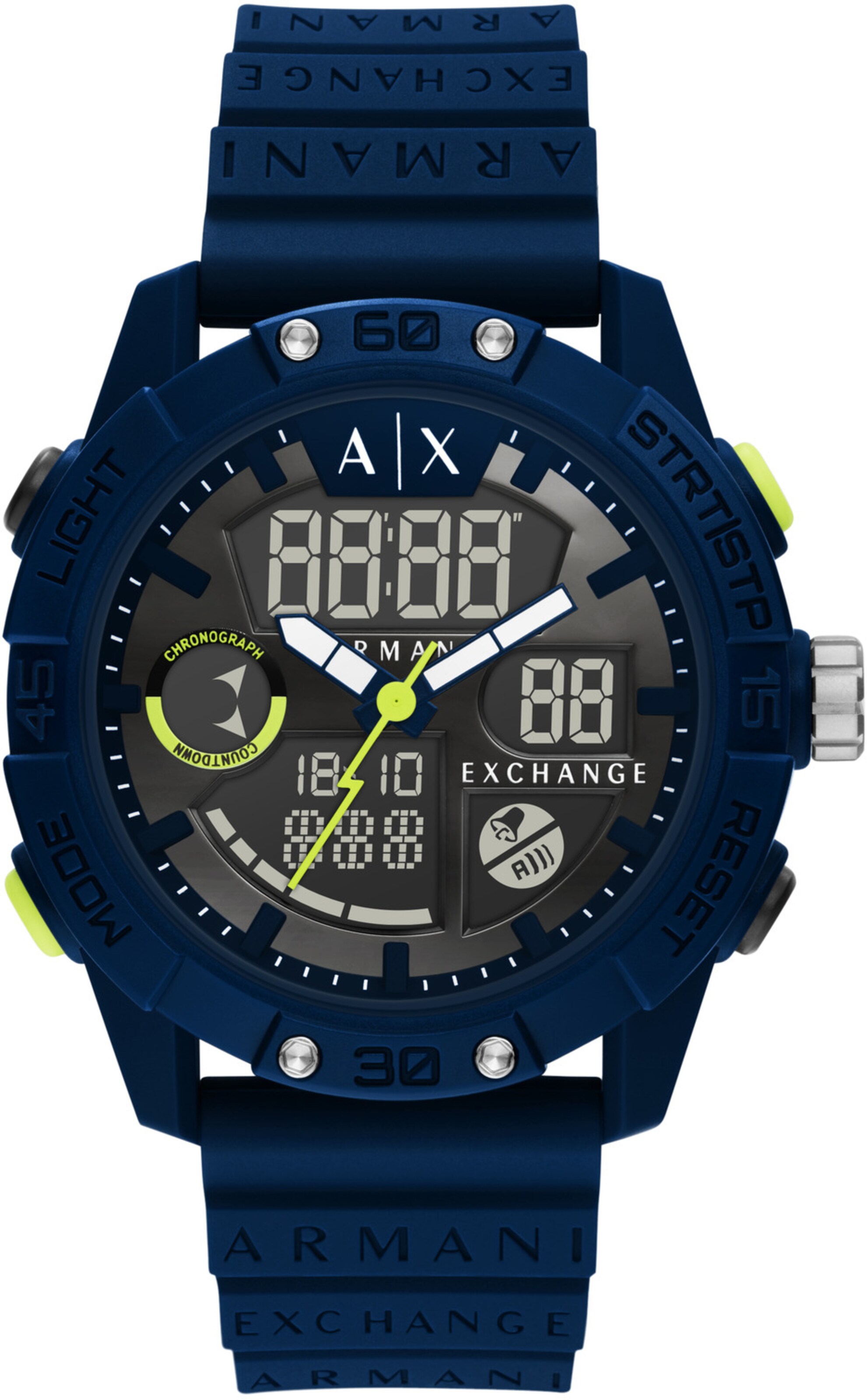 ARMANI EXCHANGE Digital Watch in Transparent ABOUT YOU