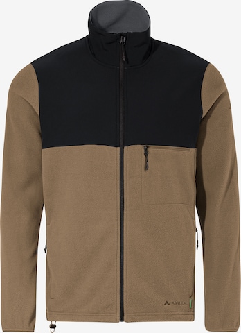 VAUDE Fleecejacke 'Mineo' in Braun: Vorderseite