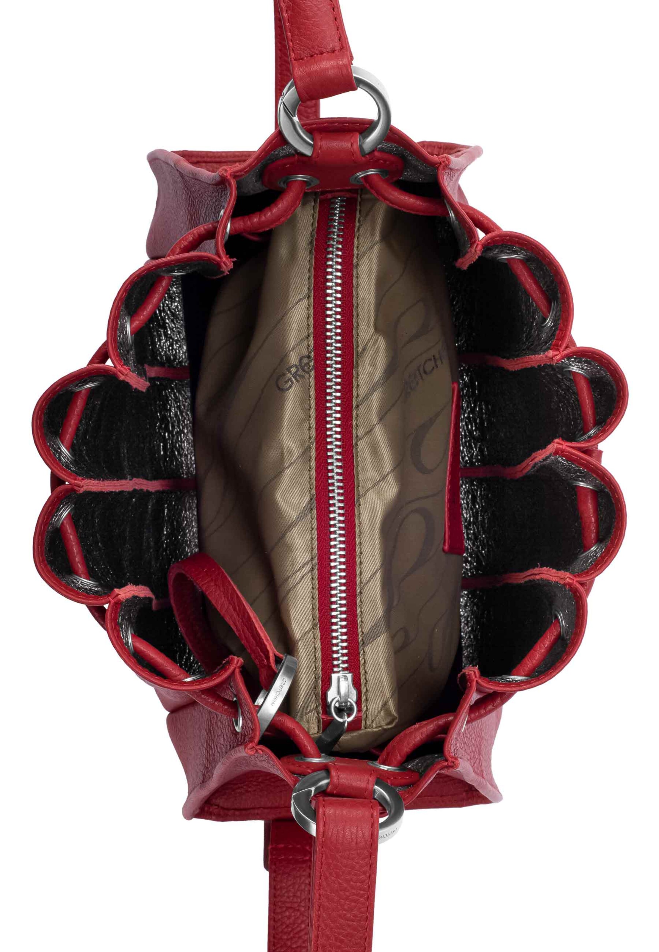 Gretchen Handbag 'Fan Shoulderbag' in Red