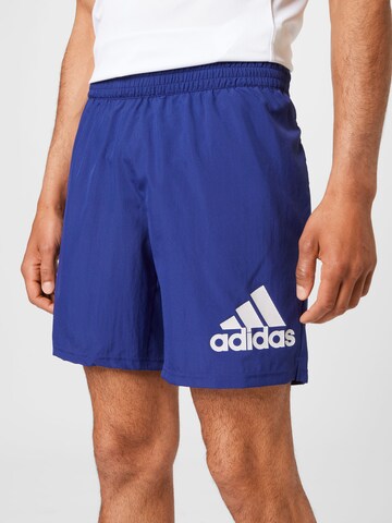 ADIDAS SPORTSWEAR Regularen Športne hlače 'Run It' | modra barva