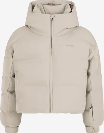 PROTEST Athletic Jacket 'PRTVox' in Brown: front