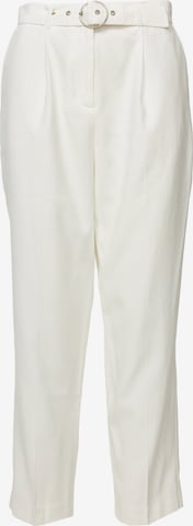 Orsay Loose fit Pleat-front trousers 'Ara' in White: front