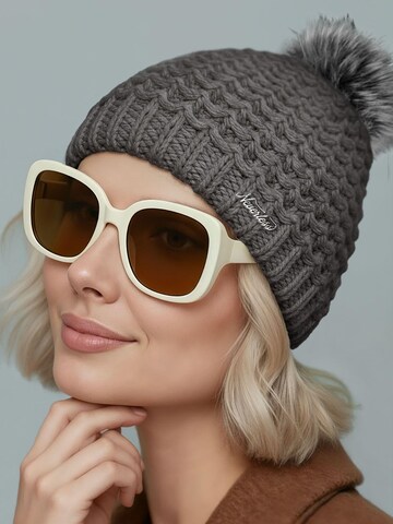 Neverless Beanie '1978' in Grey